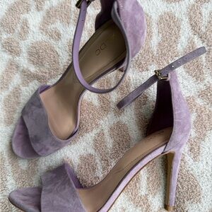 Aldo Lilac Suede Heels